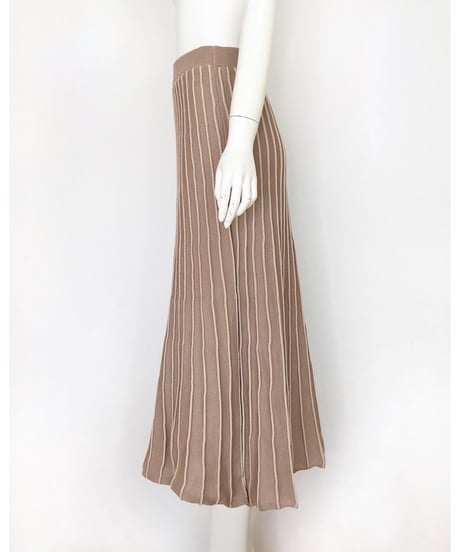 PLEATED KNIT SK