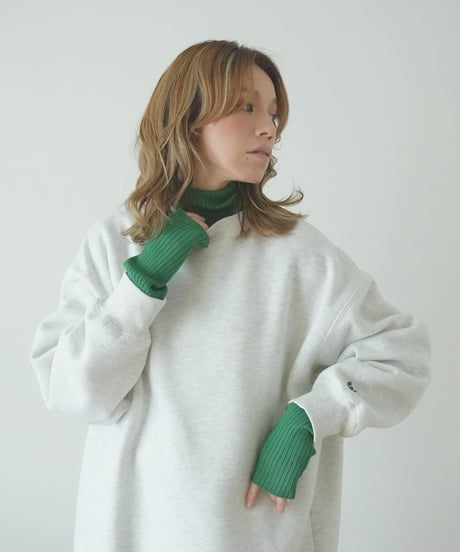 HIGH NECK RIB TOPS