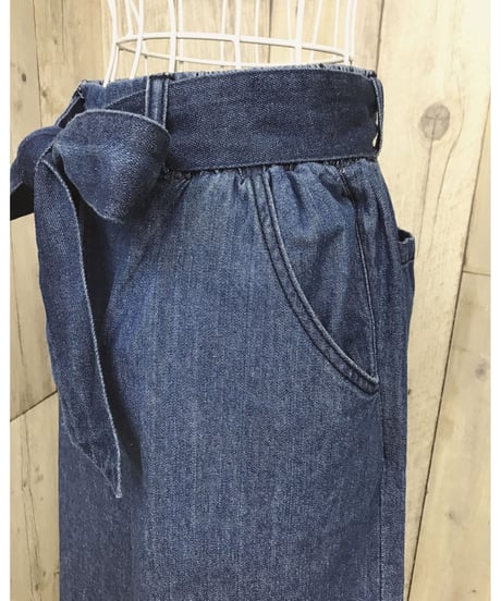 DENIM RIBBON WIDE PT