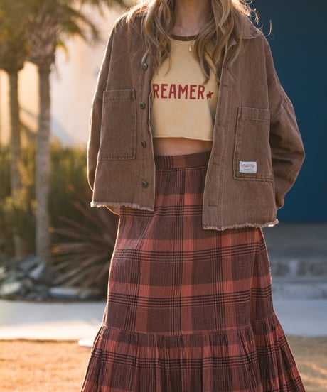 WESTON DARK BROWN DENIM JACKET