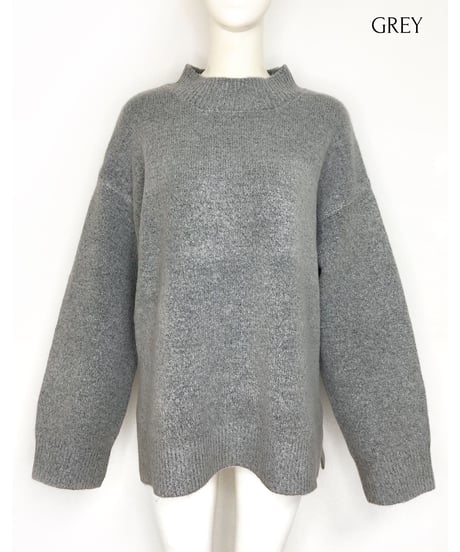 HIGH NECK KNIT