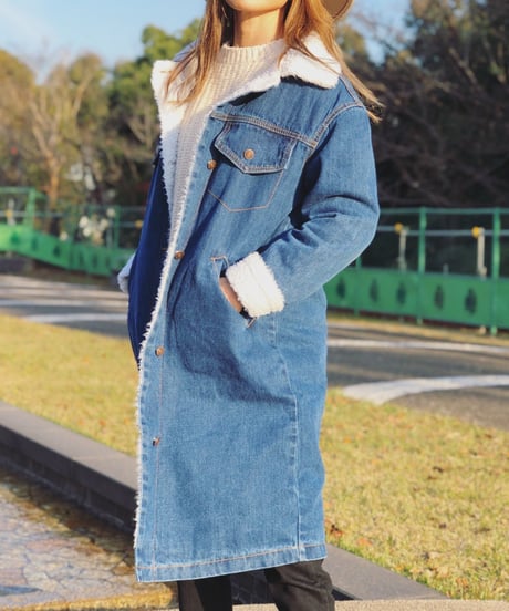 DENIM LONG COAT