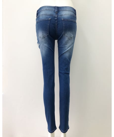 SIDE RIPPED SKINNY PT