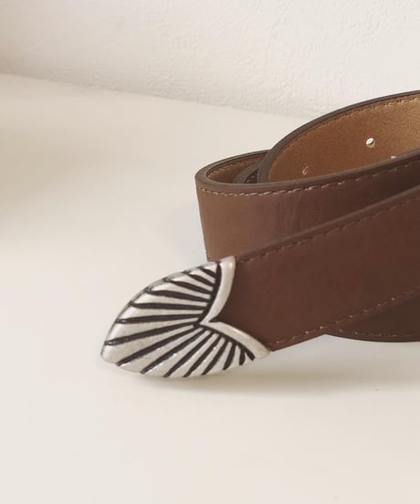 SILVER BUCKLE BELT