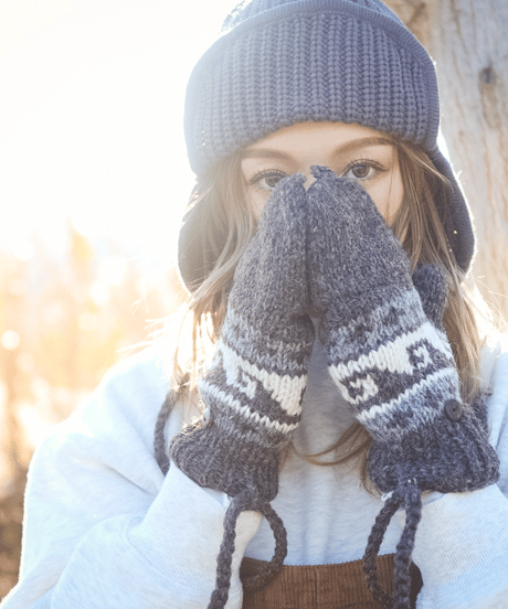WOOL MITTENS