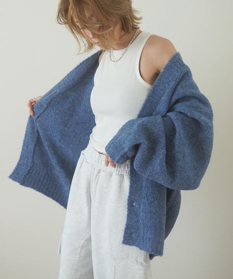 BOUCLE KNIT CARDIGAN | Sun Vivian