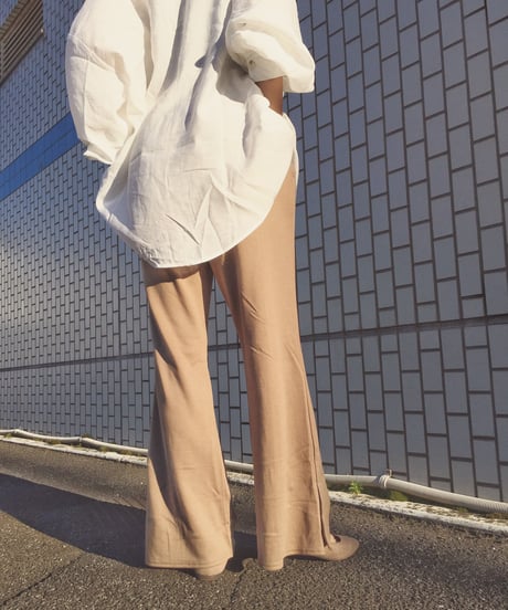 FLARE SLIT PANTS
