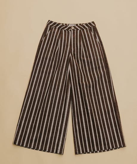 GABBI - STRIPED CORD PANTS