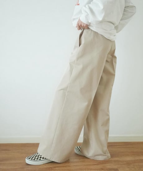 ASYMMETRY BELT SLACKS