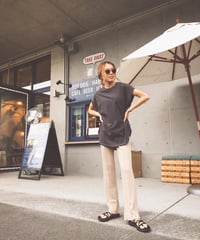 RIB FLARE PANTS