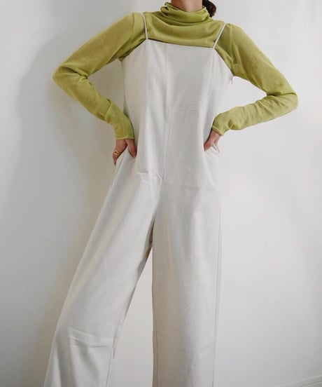 SHEER KNIT×ROMPERS
