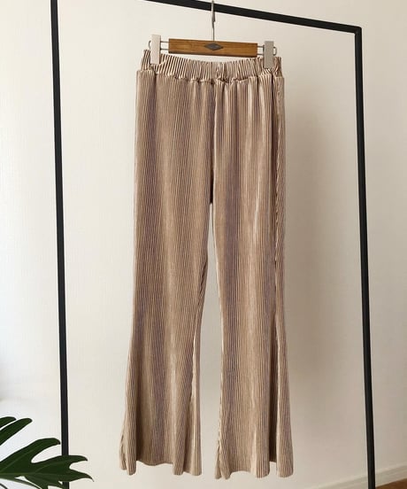 VELOUR PLEATED PT