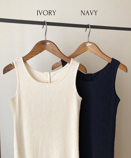 RIB TANK DRESS