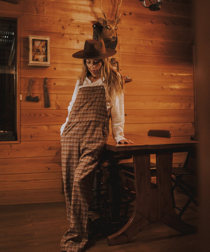 PRESTON - CHECKED OVERALLS | Sun Vivian