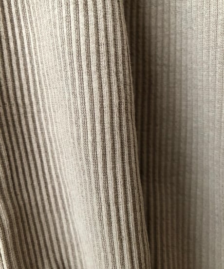 RIB FLARE PANTS