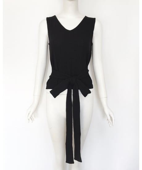 NO SLEEVE RIB TOPS