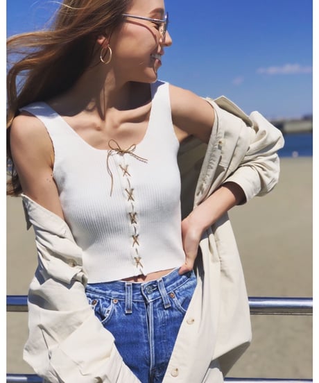 LACE UP TANK TOP