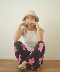 FLOWER PLEATED PT
