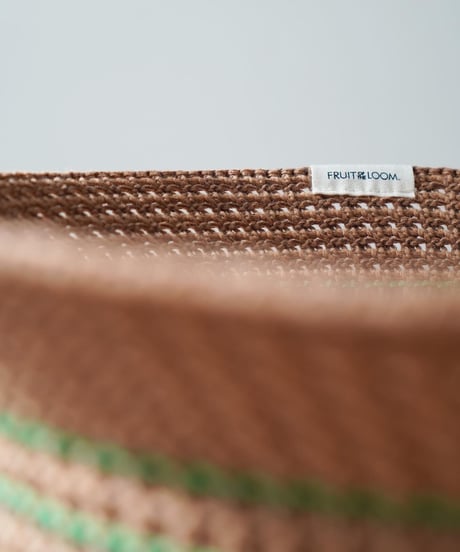 LINE KNIT BUCKET HAT