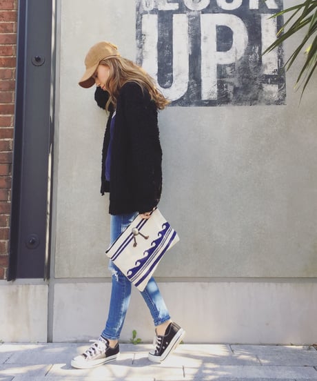 HARD BROKEN SKINNY PT(L.BLUE)