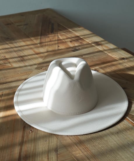 WIDE BRIM FELT HAT