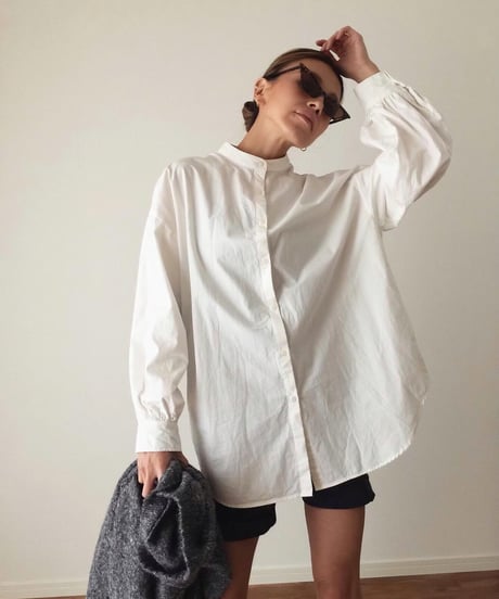 BAND COLLAR SHIRT