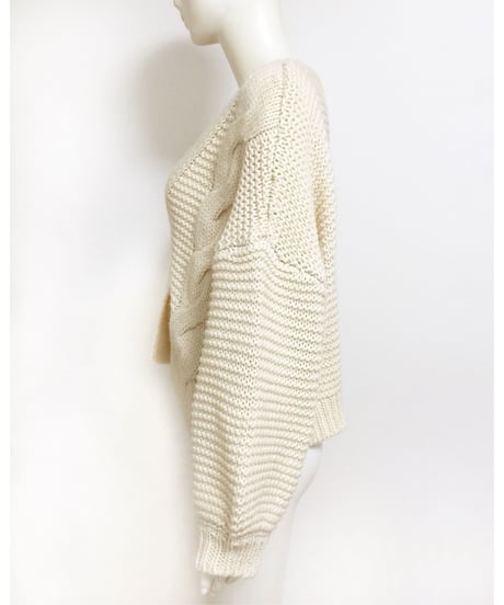 CABLE KNIT CARDIGAN