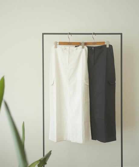 TWILL CARGO SKIRT