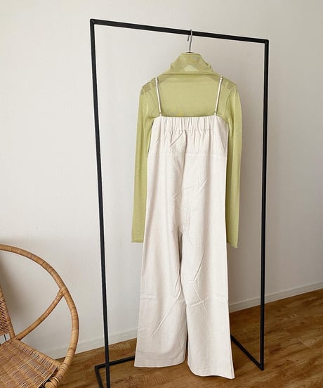 SHEER KNIT×ROMPERS