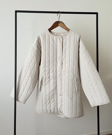 VERTICAL QUILT COAT