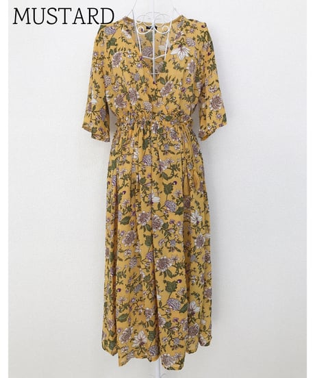 FLOWER CROSS GOWN