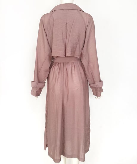 SHEER TRENCH COAT