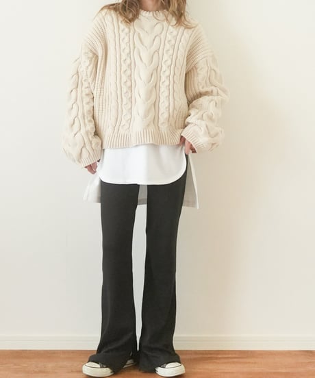 HAPPY BOX(CABLE KNIT)