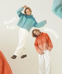 SHAGGY KNIT BLOUSON