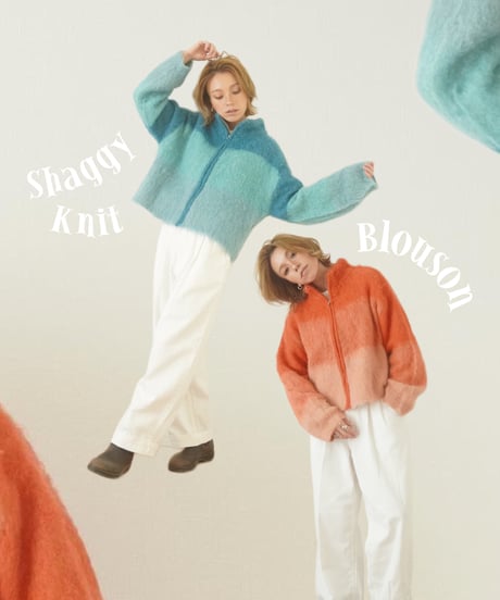 SHAGGY KNIT BLOUSON