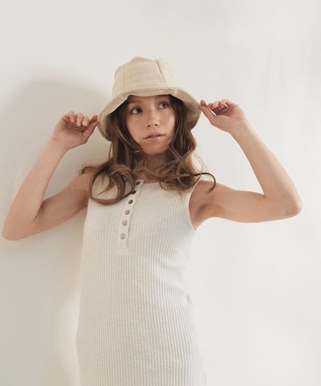 LINEN BUCKET HAT