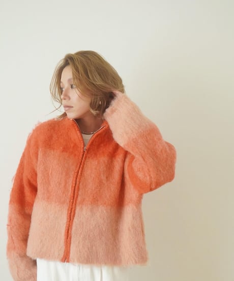 SHAGGY KNIT BLOUSON