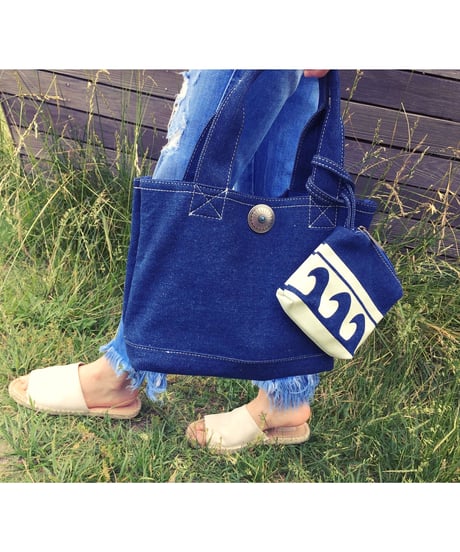 DENIM WAVE BAG