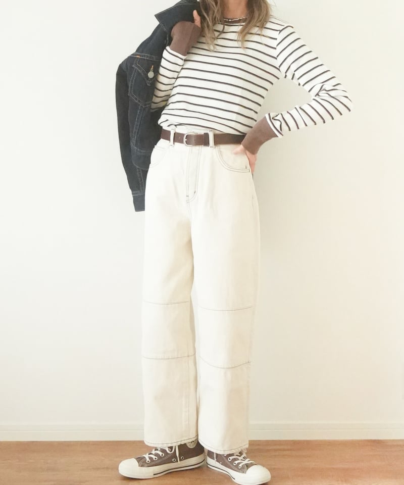 あび　Border Thermal Top THERMAL BORDER TOPS | Sun Vivian