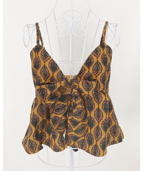 FRONT RIBBON CAMISOLE