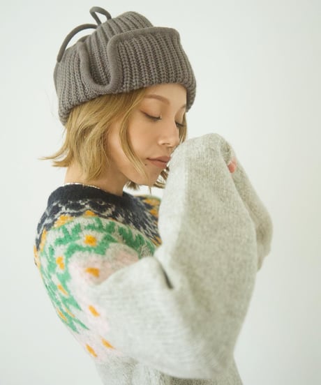 FLOWER FAIR ISLE KNIT