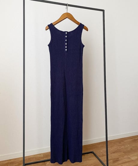 KNIT CARDIGAN×TANK DRESS