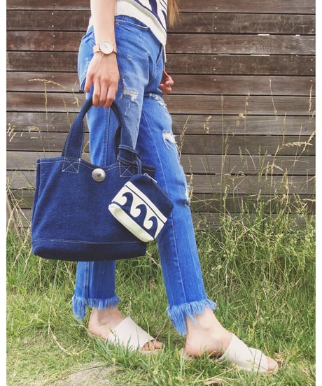 DENIM WAVE BAG