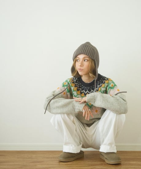 FLOWER FAIR ISLE KNIT
