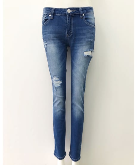 SIDE RIPPED SKINNY PT