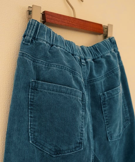 FADED BLUE CORD RELAX PANTS