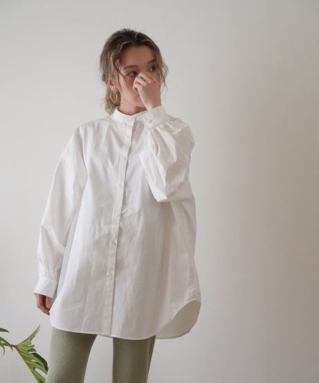 BAND COLLAR SHIRT