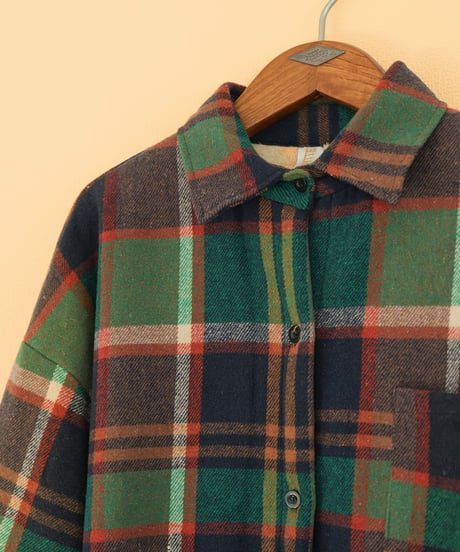 EVERYDAY CHECK OVERSHIRT - GREEN