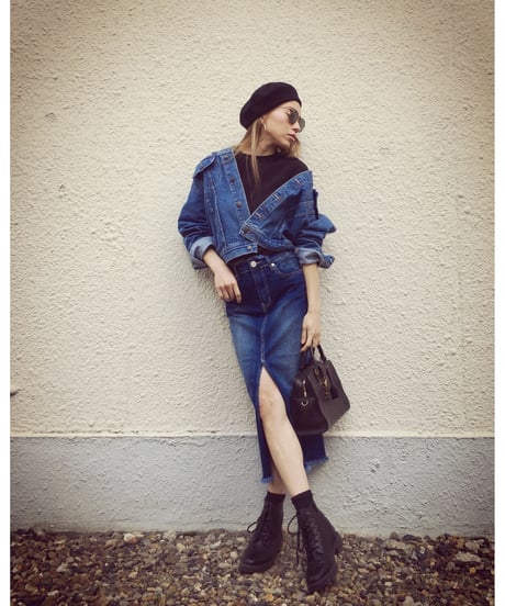 FRINGE DENIM SK