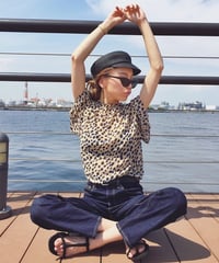 LEOPARD CHIFFON BL